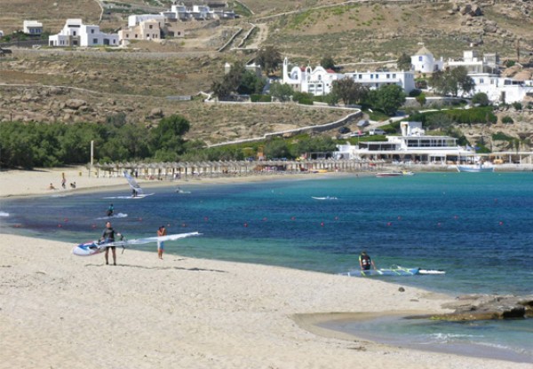 Exploring Kalafatis Beach in Mykonos